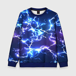 Детский свитшот СВЕТЯЩИЕСЯ МОЛНИИ