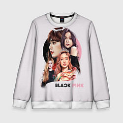 Свитшот детский Blackpink, цвет: 3D-белый