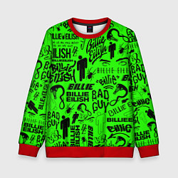 Свитшот детский BILLIE EILISH БИЛЛИ АЙЛИШ, цвет: 3D-красный