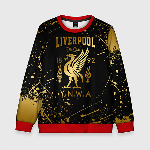 Детский свитшот LIVERPOOL ЛИВЕРПУЛЬ / 3D-Красный – фото 1