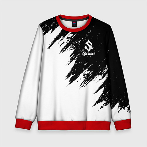 Детский свитшот Sabaton / 3D-Красный – фото 1