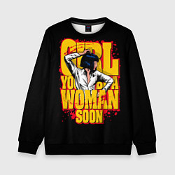 Свитшот детский Криминальное чтиво, цвет: 3D-черный