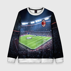 Свитшот детский FC MILAN, цвет: 3D-белый