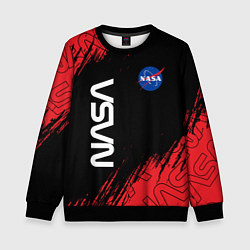 Свитшот детский NASA НАСА, цвет: 3D-черный