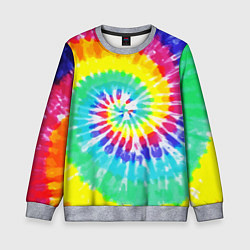 Свитшот детский TIE-DYE СТЕНА, цвет: 3D-меланж