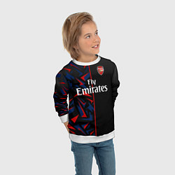 Свитшот детский ARSENAL UNIFORM 2020, цвет: 3D-белый — фото 2