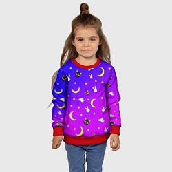 Свитшот детский СЭЙЛОР МУН, цвет: 3D-красный — фото 2