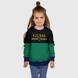 Свитшот детский GUSSI ГУСИ, цвет: 3D-синий — фото 2