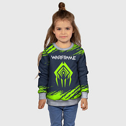 Свитшот детский WARFRAME ВАРФРЕЙМ, цвет: 3D-меланж — фото 2