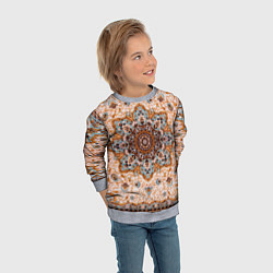 Свитшот детский Старый ковер, цвет: 3D-меланж — фото 2