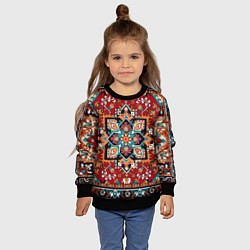 Свитшот детский Классический ковер, цвет: 3D-черный — фото 2