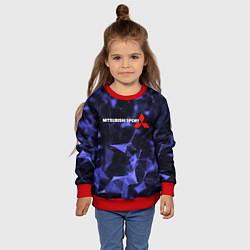 Свитшот детский MITSUBISHI, цвет: 3D-красный — фото 2