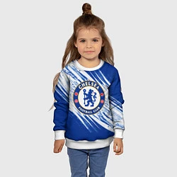 Свитшот детский Chelsea, цвет: 3D-белый — фото 2