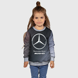 Свитшот детский MERCEDES МЕРСЕДЕС, цвет: 3D-меланж — фото 2