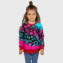 Свитшот детский Roblox, цвет: 3D-красный — фото 2