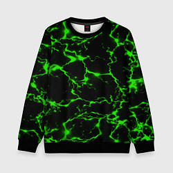 Свитшот детский Green Flash, цвет: 3D-черный