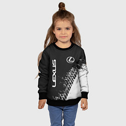 Свитшот детский LEXUS ЛЕКСУС, цвет: 3D-черный — фото 2