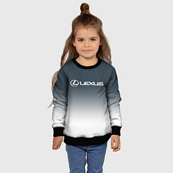 Свитшот детский LEXUS ЛЕКСУС, цвет: 3D-черный — фото 2