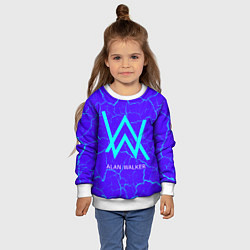 Свитшот детский ALAN WALKER АЛАН УОКЕР, цвет: 3D-белый — фото 2