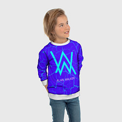 Свитшот детский ALAN WALKER АЛАН УОКЕР, цвет: 3D-белый — фото 2