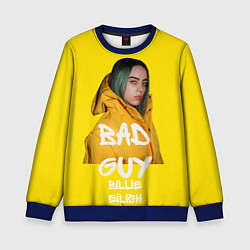 Свитшот детский Billie Eilish Билли Айлиш, цвет: 3D-синий