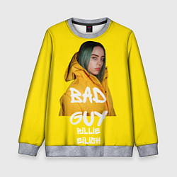 Свитшот детский Billie Eilish Билли Айлиш, цвет: 3D-меланж