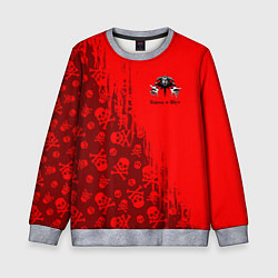 Свитшот детский КОРОЛЬ И ШУТ, цвет: 3D-меланж