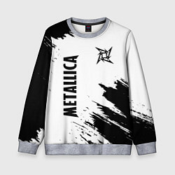 Свитшот детский METALLICA МЕТАЛЛИКА, цвет: 3D-меланж