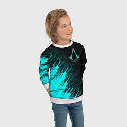 Свитшот детский Assassins Creed Valhalla, цвет: 3D-белый — фото 2