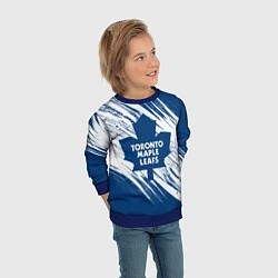 Свитшот детский Toronto Maple Leafs,, цвет: 3D-синий — фото 2