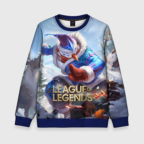 Детский свитшот League of Legends МАСТЕР ЙИ / 3D-Синий – фото 1