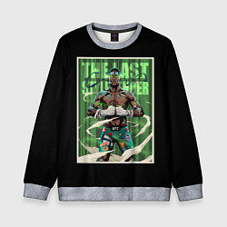 Свитшот детский Исраэль Адесанья, цвет: 3D-меланж