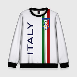 Свитшот детский СБОРНАЯ ИТАЛИИ, цвет: 3D-черный