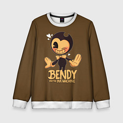 Свитшот детский Bendy And The Ink Machine, цвет: 3D-белый