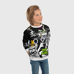 Свитшот детский Watch Dogs, цвет: 3D-белый — фото 2