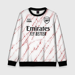 Свитшот детский ARSENAL 2021 - ГОСТЕВАЯ, цвет: 3D-черный