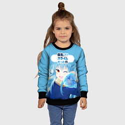 Свитшот детский Slime, цвет: 3D-черный — фото 2