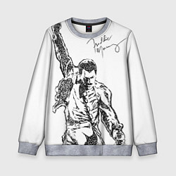 Свитшот детский Freddie Mercury, цвет: 3D-меланж