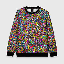 Свитшот детский Скрепыши, цвет: 3D-черный