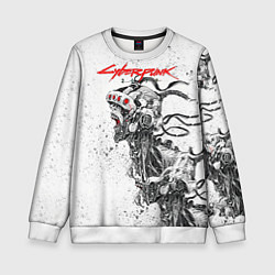 Свитшот детский CYBERPUNK 2077, цвет: 3D-белый