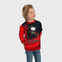 Свитшот детский AMONG US, цвет: 3D-красный — фото 2