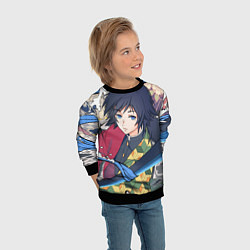 Свитшот детский ГИЮ ТОМИОКА ФРЕСКА, цвет: 3D-черный — фото 2