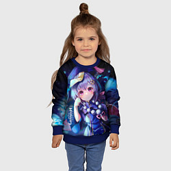 Свитшот детский GENSHIN IMPACT, цвет: 3D-синий — фото 2