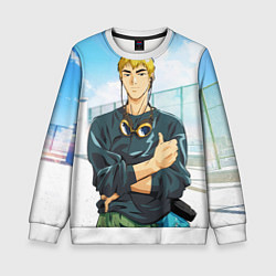 Свитшот детский Eikichi Onizuka, цвет: 3D-белый