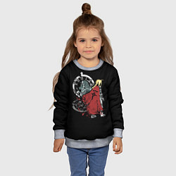 Свитшот детский Стальной Алхимик, цвет: 3D-меланж — фото 2