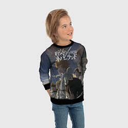 Свитшот детский The promised neverland Z, цвет: 3D-черный — фото 2