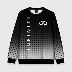 Свитшот детский Infiniti, цвет: 3D-черный