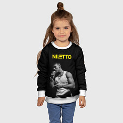 Свитшот детский НИЛЕТТО, цвет: 3D-белый — фото 2