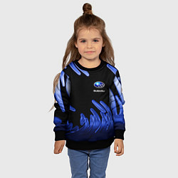 Свитшот детский Subaru, цвет: 3D-черный — фото 2