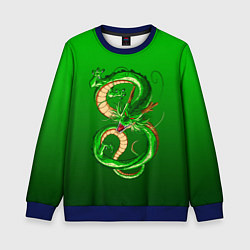 Свитшот детский Земляной анимешный дракон, цвет: 3D-синий